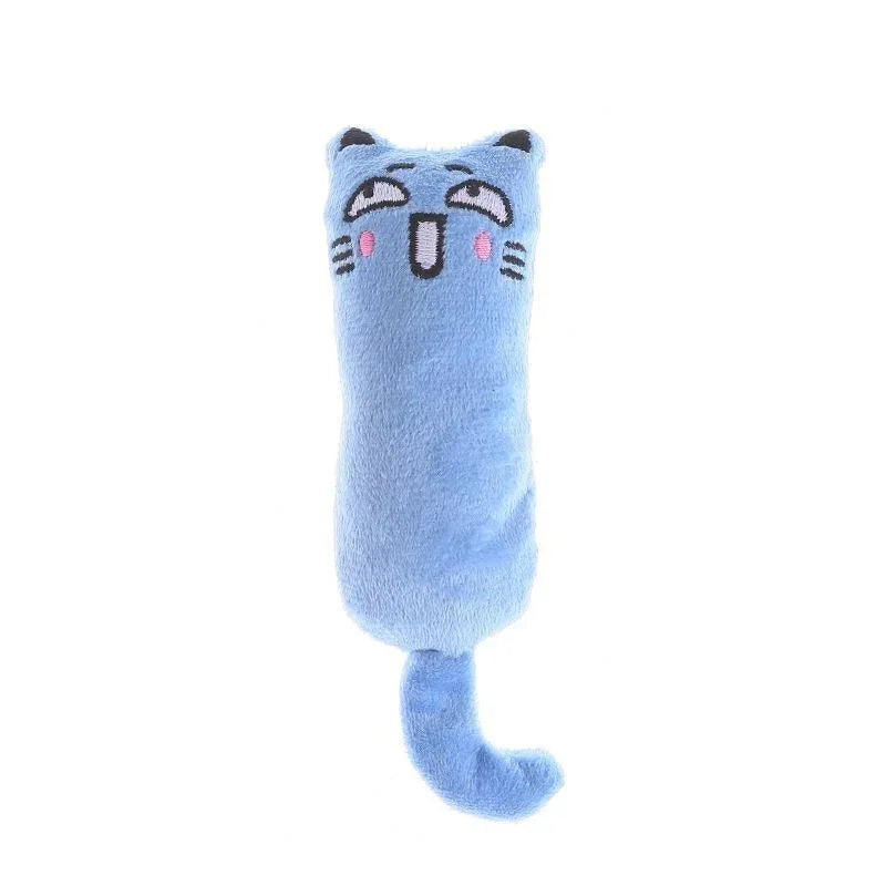 Interactive Catnip Plush Toy for Cats & Kittens – Crinkle Rustle Sound & Teeth Grinding Pillows