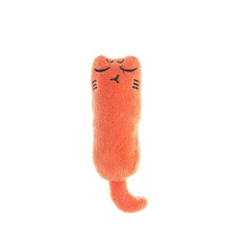 Interactive Catnip Plush Toy for Cats & Kittens – Crinkle Rustle Sound & Teeth Grinding Pillows