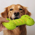 Indestructible Dog Chew Toy – Interactive Rubber Bone with Squeaker for Puppies & Large Dogs