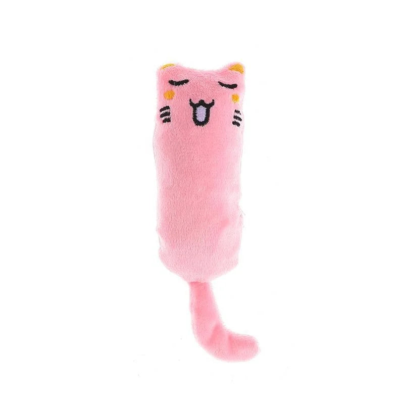 Interactive Catnip Plush Toy for Cats & Kittens – Crinkle Rustle Sound & Teeth Grinding Pillows